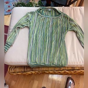 Missoni MADE IN ITALY Long Sleeve Blouse Size 8 US